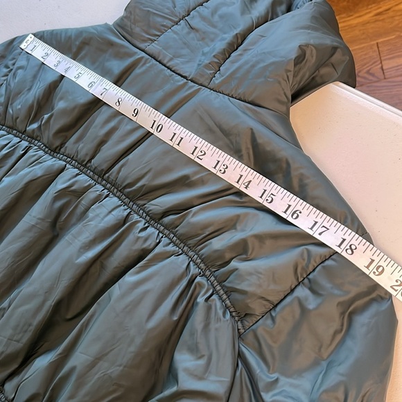 Torrid Lightweight Nylon Hooded Puffer Jacket Green Size 3 - Picture 16 of 17